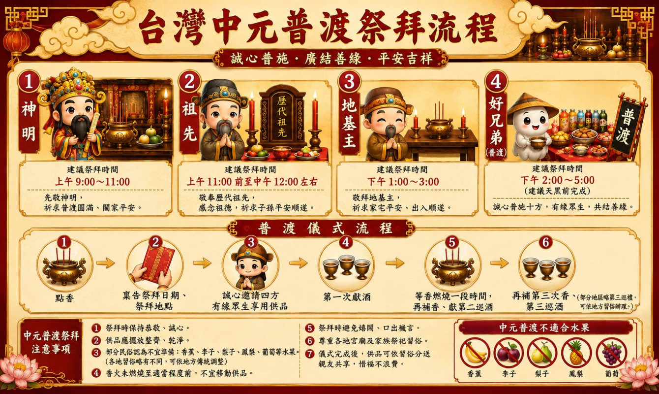 一份心意，安心完成中元普渡