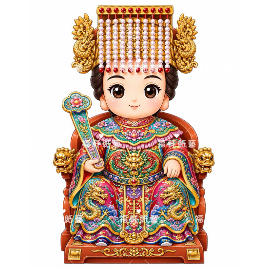  Q版神明紙卡｜媽祖
